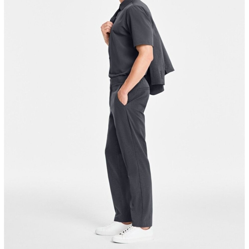 Alfani Mens Comfortable Breathable Suit Pants Ebony Grey Size 36x32 NWT - Picture 4 of 6